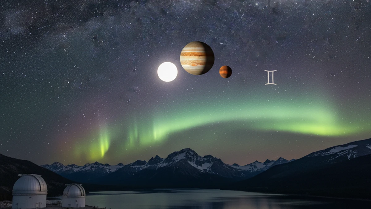 Die Zwillinge-Saison: Clevere Rituale für einen wachen Geist – kosmische Detailansicht