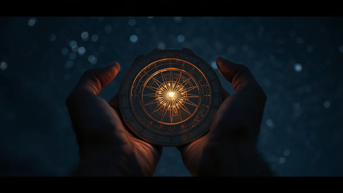A person deciphering the sudden alignment of planetary transits and charting their path during the July 2026 cosmic shift