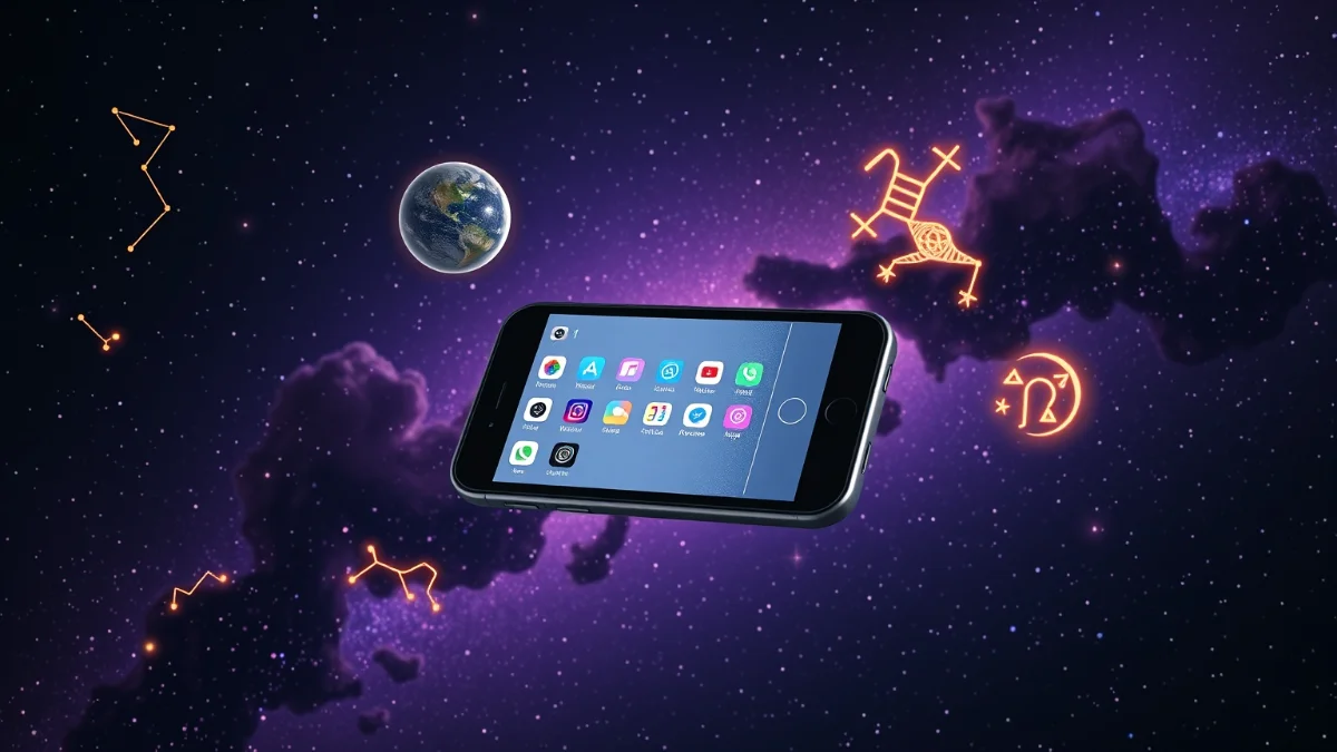 Disconnected smartphone Mercury retrograde Leo Virgo constellations cosmic