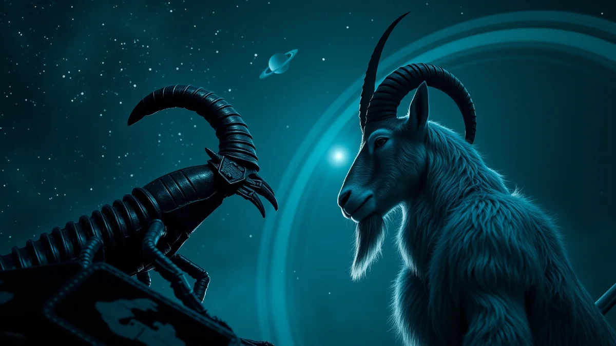 Scorpion and Goat cosmic compatibility under Saturn's influence